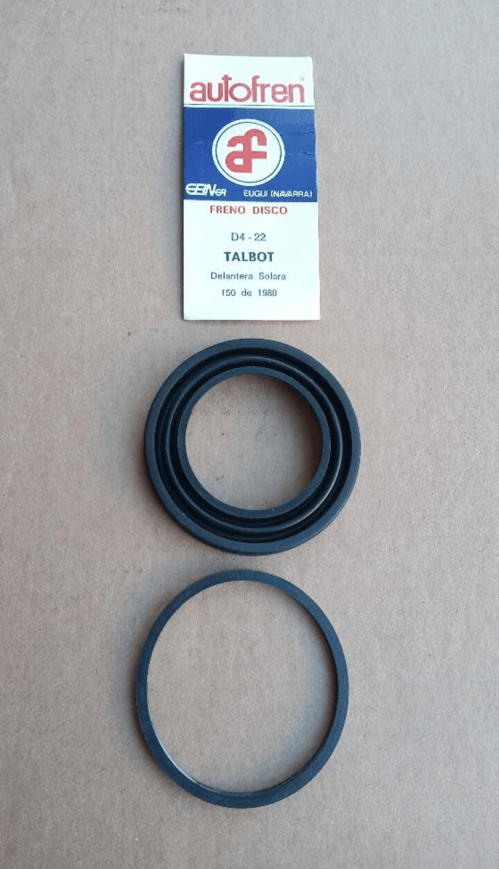 Gomas pinzas freno delantero TALBOT SOLARA. TALBOT 150
