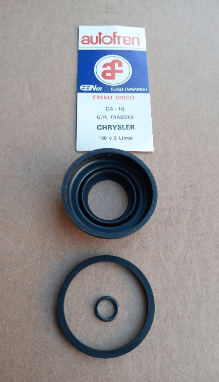 Gomas pinzas freno disco traseros CHRYSLER 180.2L