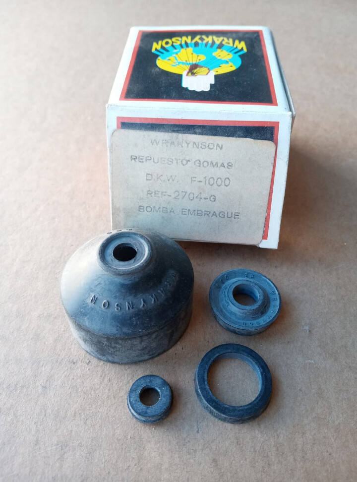 Gomas reparacion bomba embrague DKW F1000