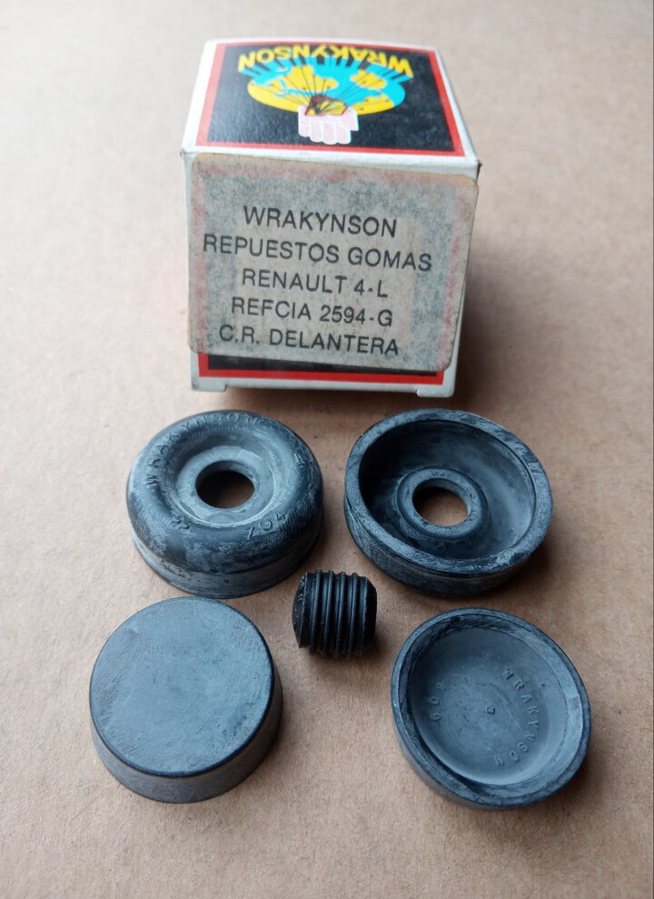 Gomas bombines rueda delantera RENAULT 4L