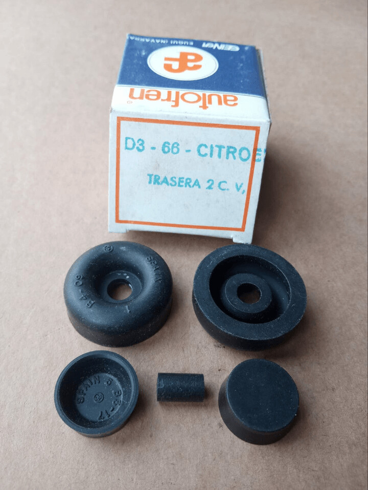 Gomas bombines rueda trasera CITROEN 2CV.3CV