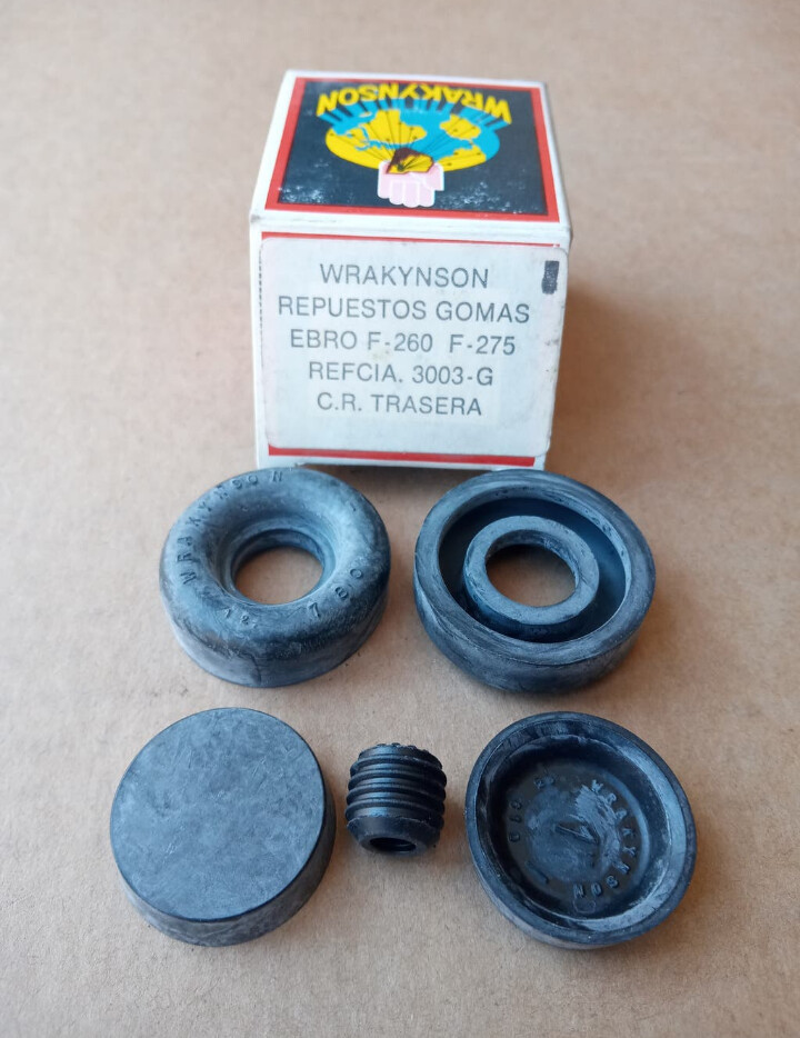 Gomas bombines rueda trasera EBRO F260.EBRO F275