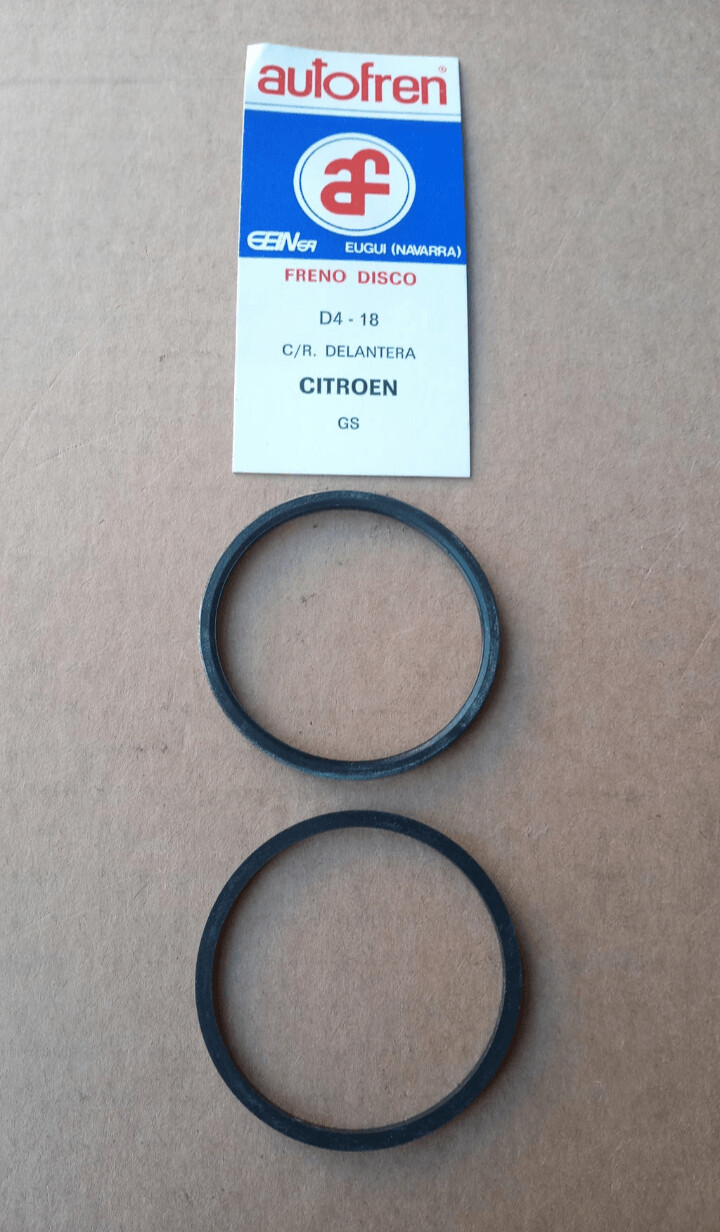 Gomas pinzas freno delantera CITROEN GS