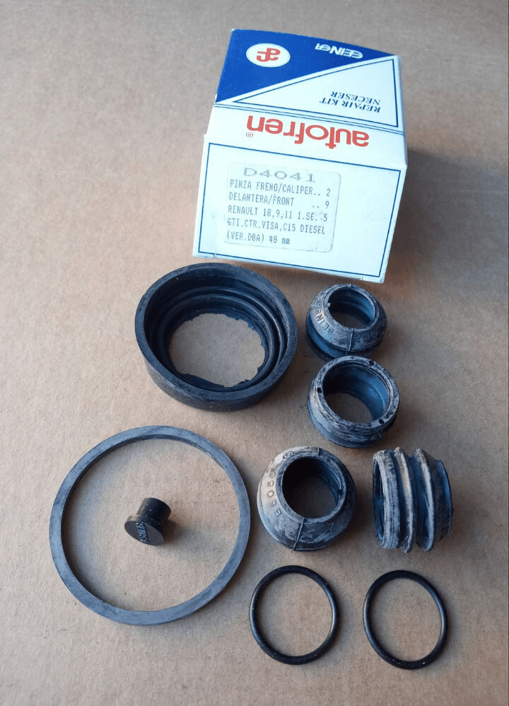 Gomas pinzas freno delantera RENAULT 18.9.11.CITROEN VISA.C15