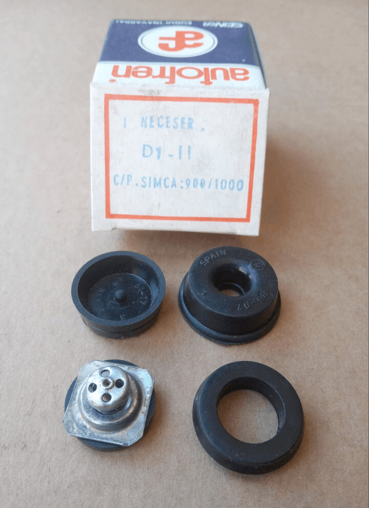 Gomas reparacion bomba freno SIMCA 900.SIMCA 1000
