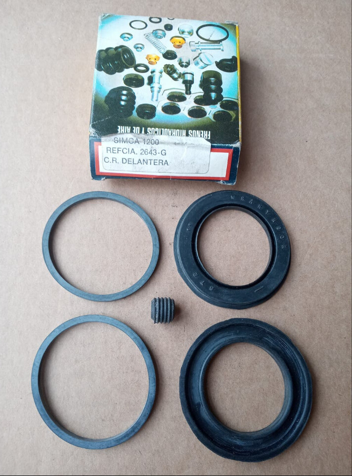 Gomas reparacion pinzas freno delantera SIMCA 1200