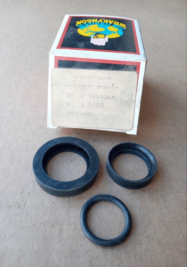 Gomas reparacion valvula freno PEGASO