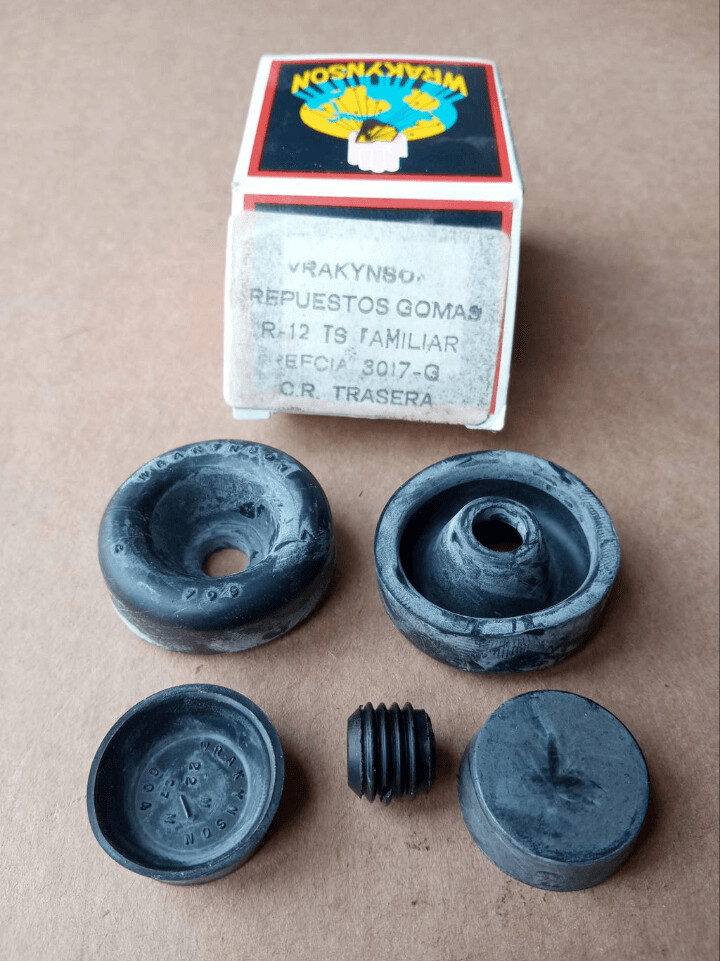 Gomas reparacion bombines rueda trasera RENAULT 12 TS.FAMILIAR