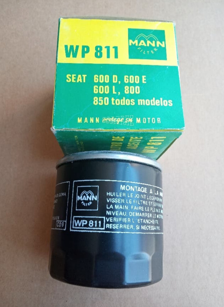 Filtro aceite mann SEAT 600.SEAT 800.SEAT 850