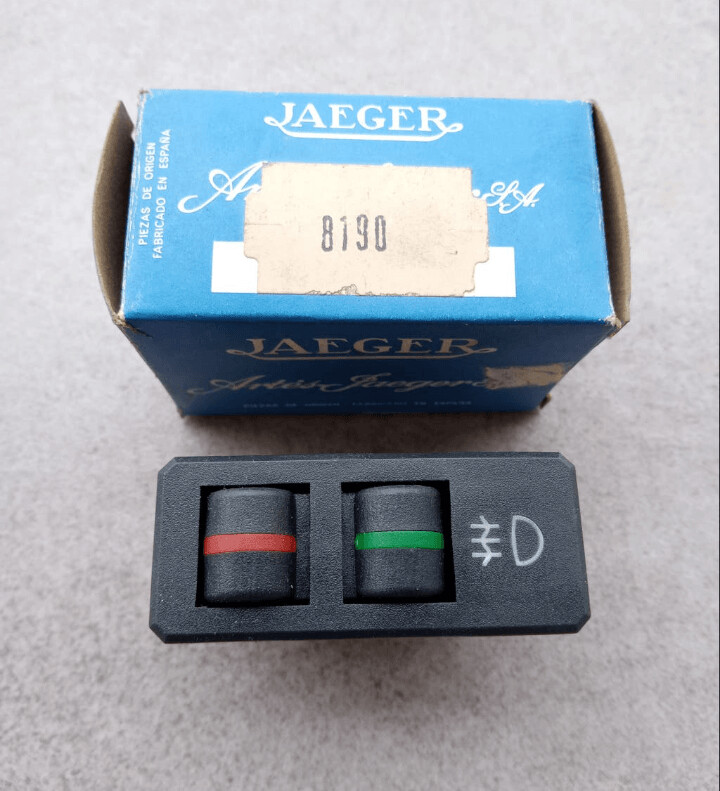 Interruptor negro luces antiniebla SEAT RITMO