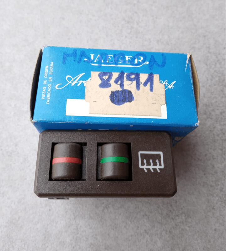 Interruptor marron claro luneta termica SEAT RITMO