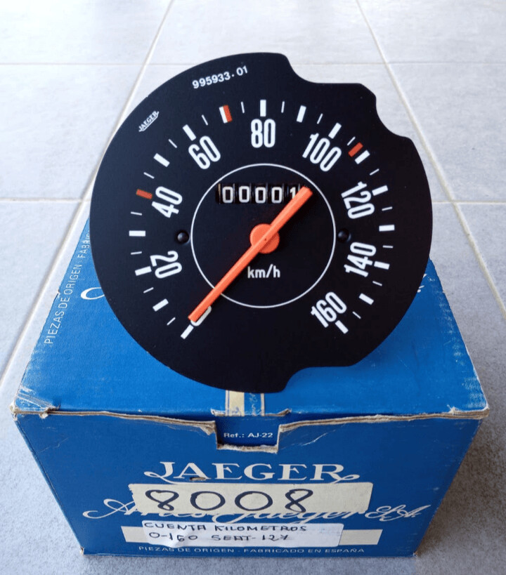Reloj marcador cuentakilometros SEAT 127 1SERIE