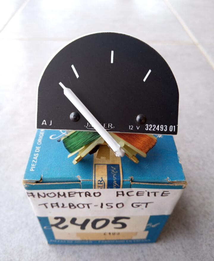 Reloj presion aceite jaeger TALBOT-CHRYSLER 150
