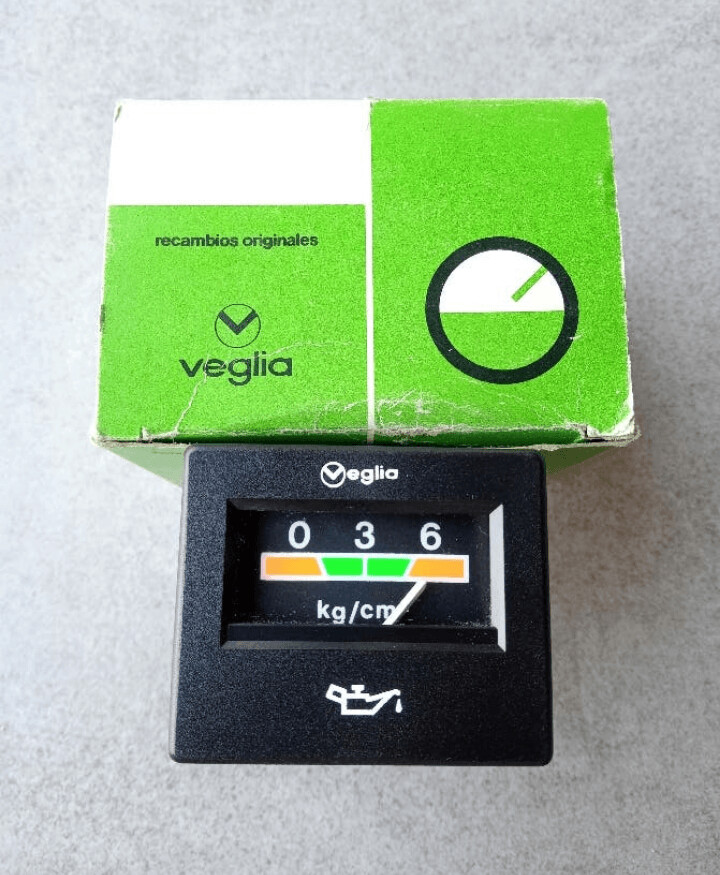 Reloj presion aceite rectangular veglia 6kg