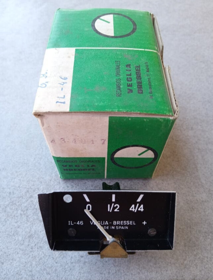 Reloj nivel gasolina veglia SEAT 850 COUPE.SPORT