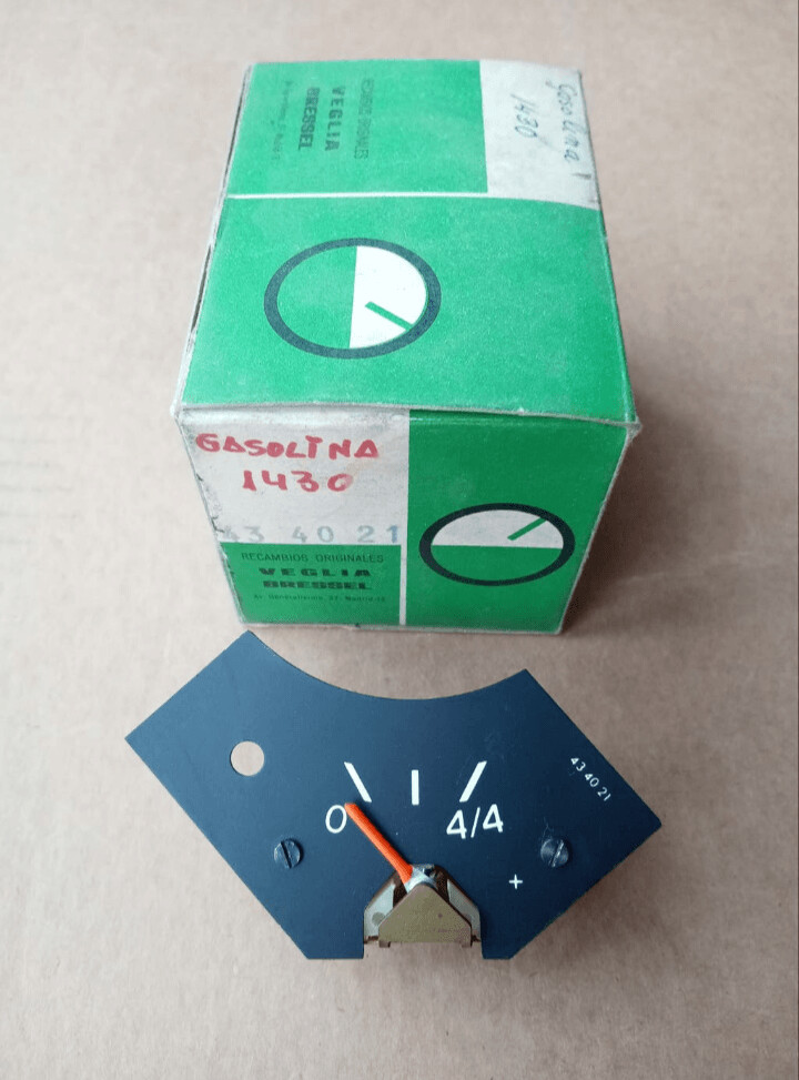 Reloj indicador gasolina veglia SEAT 124.SEAT 1430