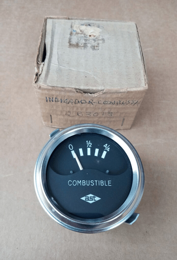 Reloj marcador nivel combustible AST 12V