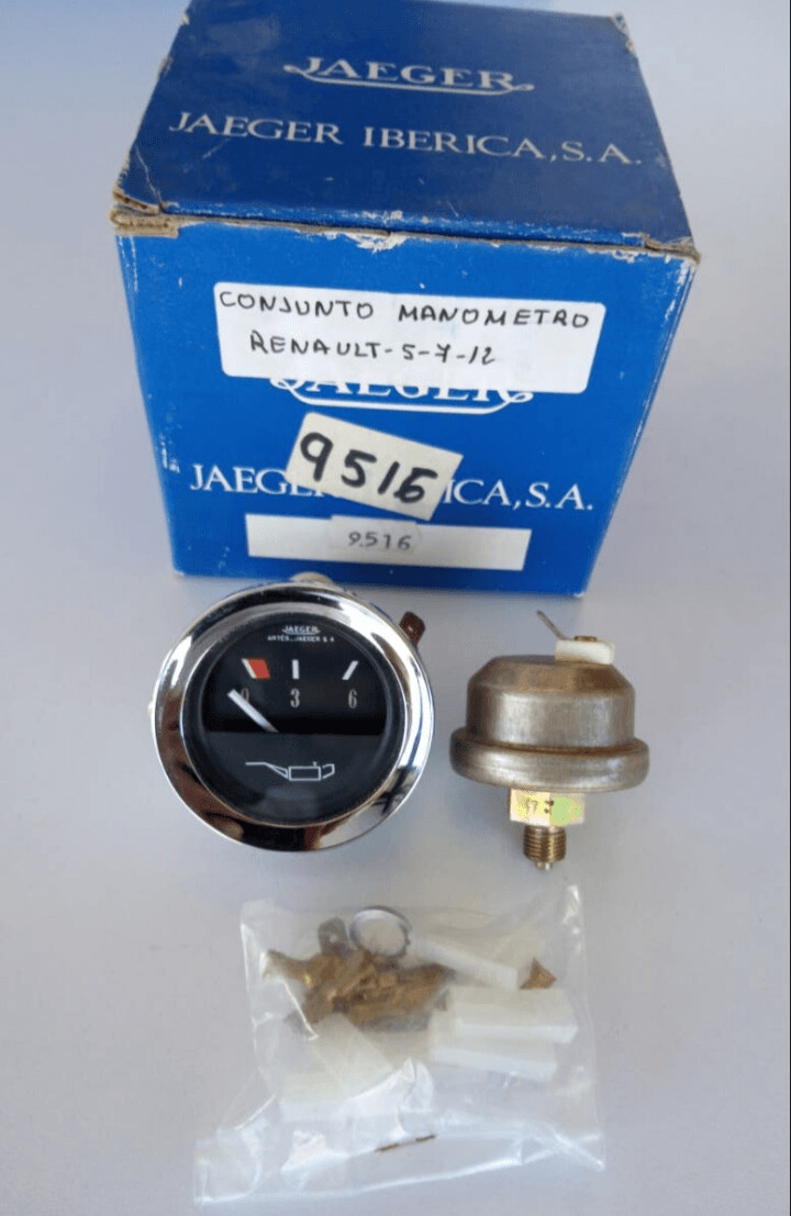 Kit manometro reloj aceite RENAULT 5.RENAULT 7.RENAULT 12