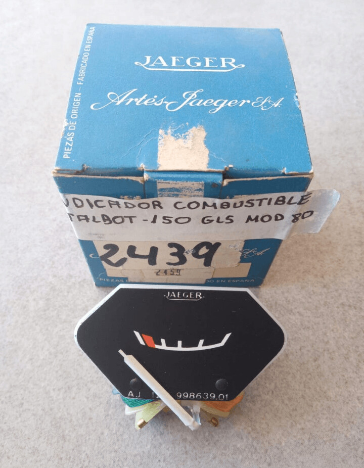 Reloj indicador nivel gasolina TALBOT 150 GLS mod.80
