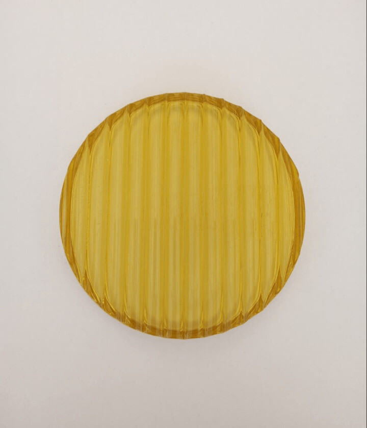 Cristal antiniebla amarillo kinby 13cm