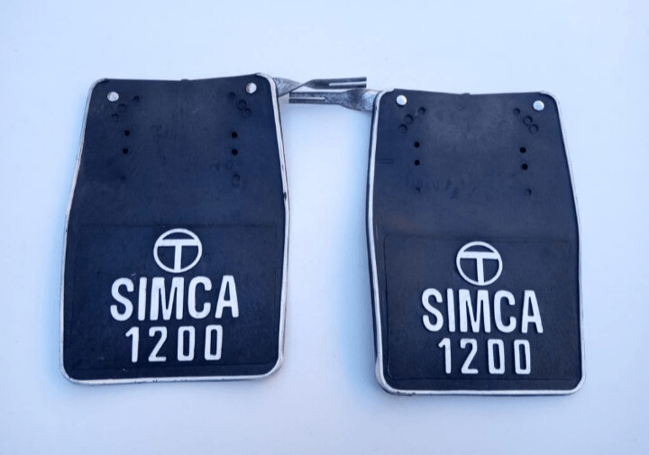 Faldillas salvabarros goma SIMCA 1200