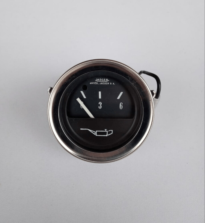 Reloj indicador presion aceite jaeger 12v 52mm
