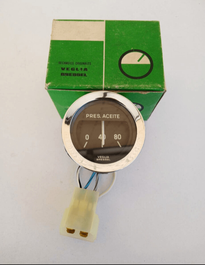 Reloj presion aceite 8kg 52mm veglia 454261