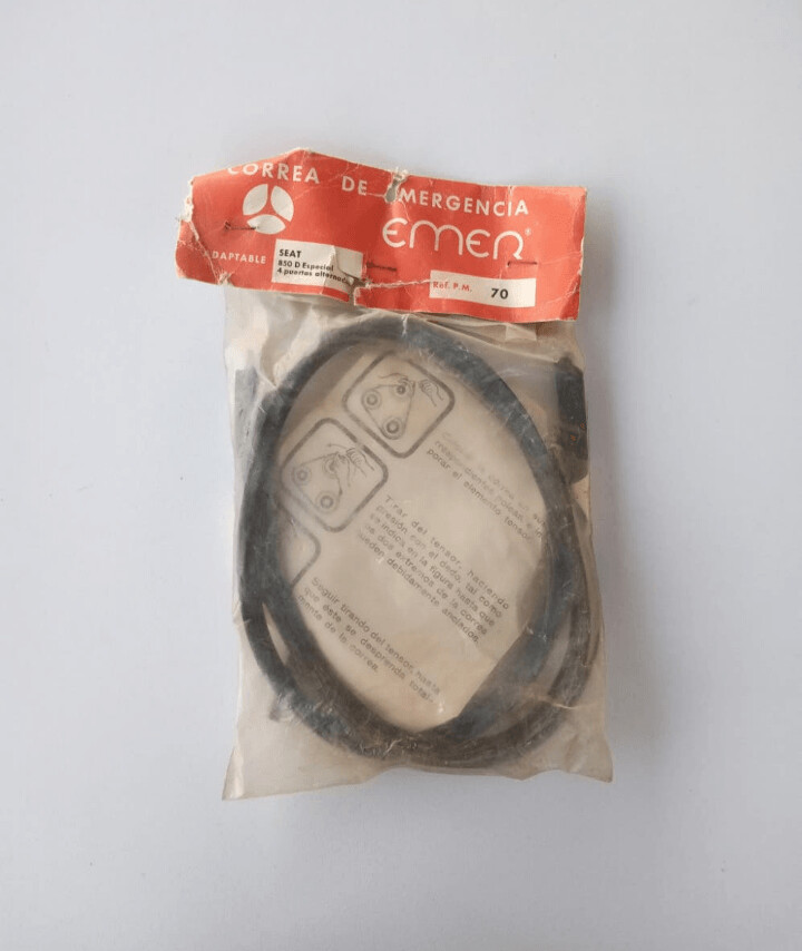 Correa emergencia SEAT 850 especial 4p.alternador