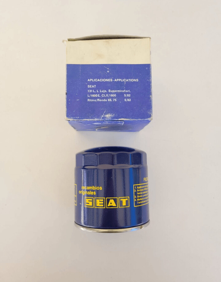 Filtro aceite SEAT 131, SEAT RITMO, SEAT RONDA