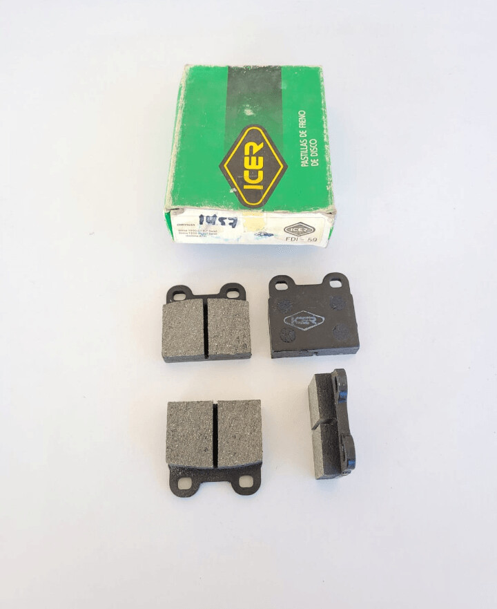 Pastillas freno delanteras SIMCA 1000 GT.SIMCA 1200 GL (1serie)