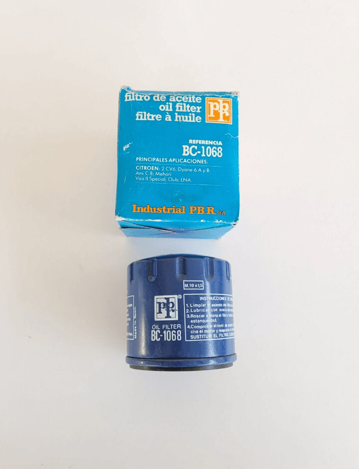 Filtro aceite CITROEN 2CV.DYANE.MEHARI.VISA...(pbr)