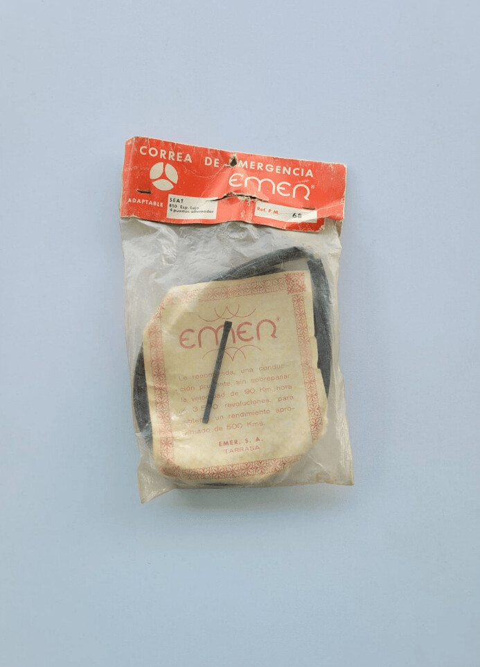 Correa emergencia SEAT 850 ESP.LUJO 4p.(alternador)