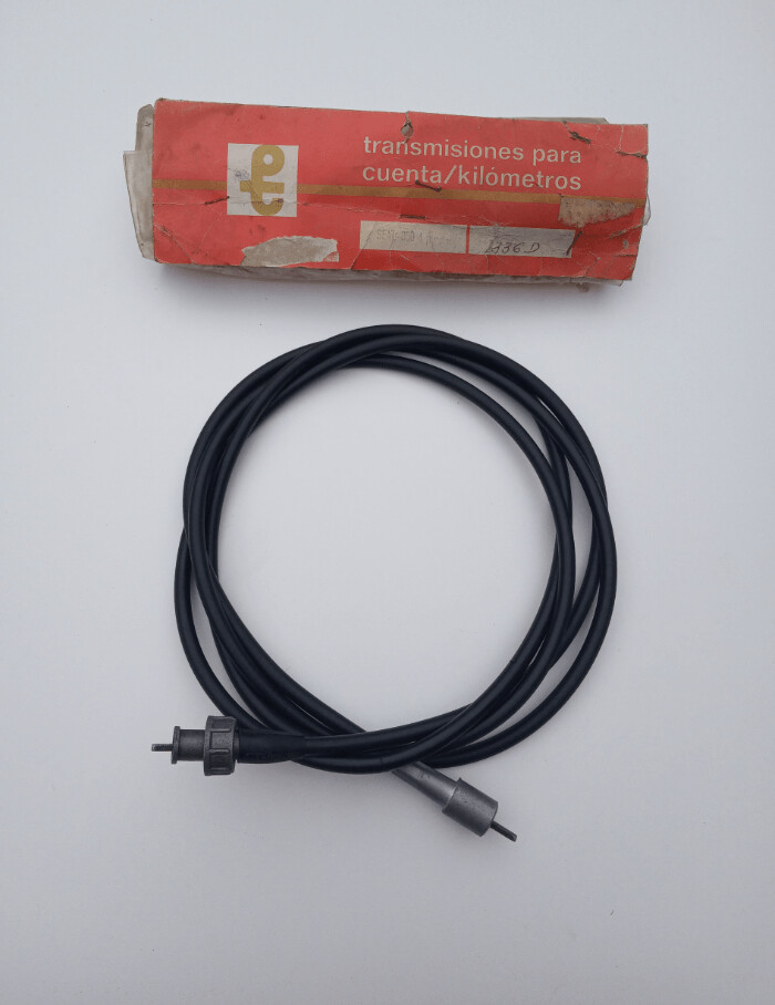 Cable cuentakilometros con funda SEAT 850 4puertas (2605mm)