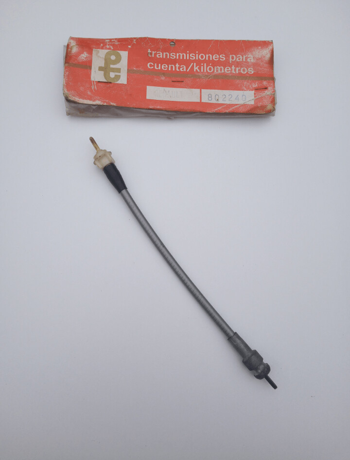 Cable cuentakilometros con funda RENAULT 14 (269mm)