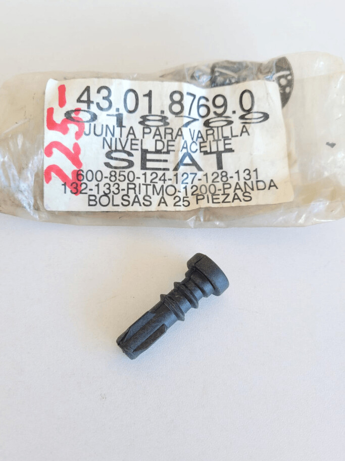 Goma varilla aceite SEAT 600.850.124.131.127.1200.128.132.133.ritmo.panda
