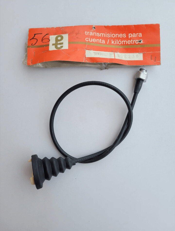 Cable cuentakilometros con funda SEAT 127 C-CL (752mm)