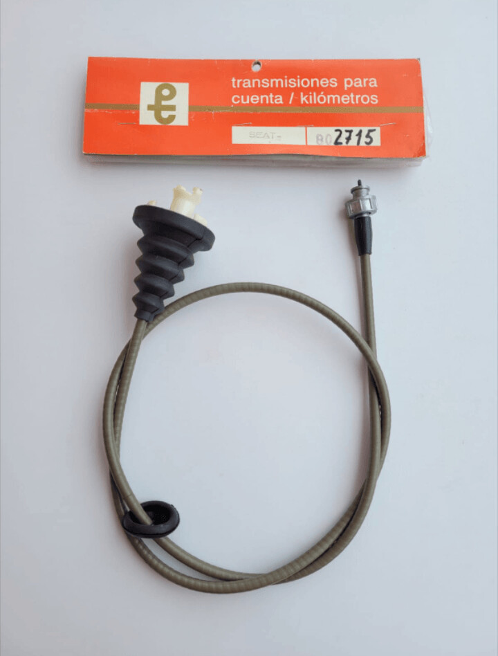 Cable cuentakilometros con funda SEAT MARBELLA (1260mm)