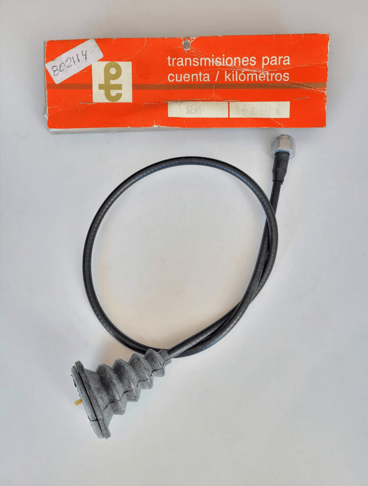 Cable cuentakilometros con funda SEAT 127 C-CL (802mm)