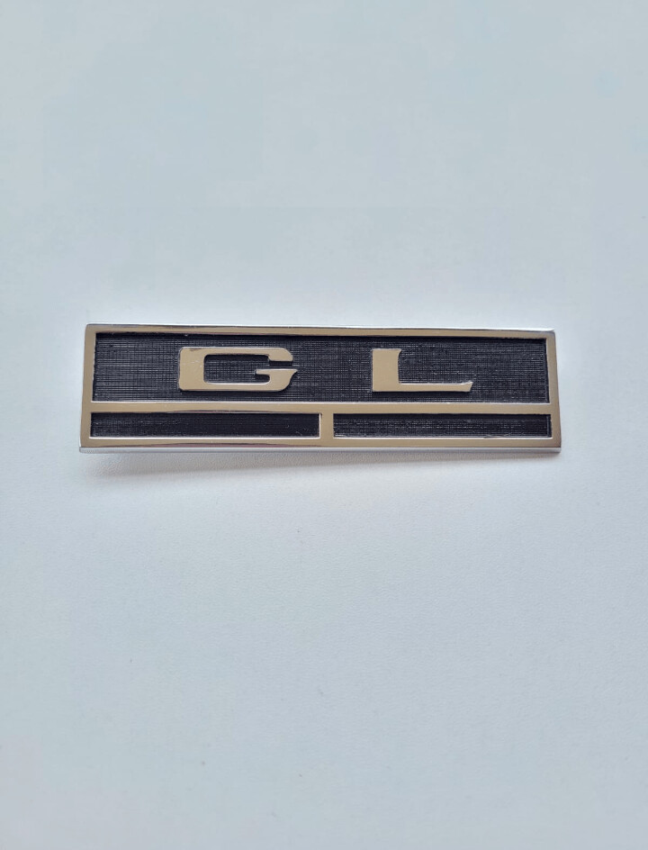 Anagrama SIMCA 1000 GL rejilla metálico