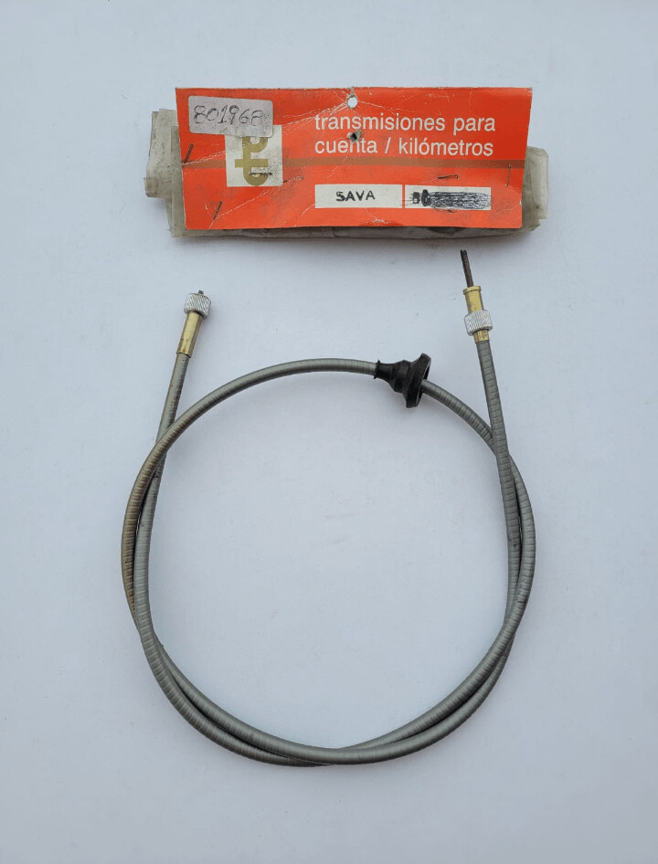 Cable cuentakilometros con funda SAVA