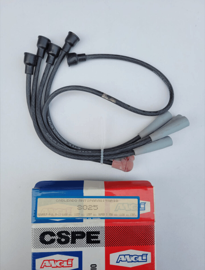 Juego cable bujias RENAULT SUPER 5.RENAULT 9.RENAULT 11 (angli)