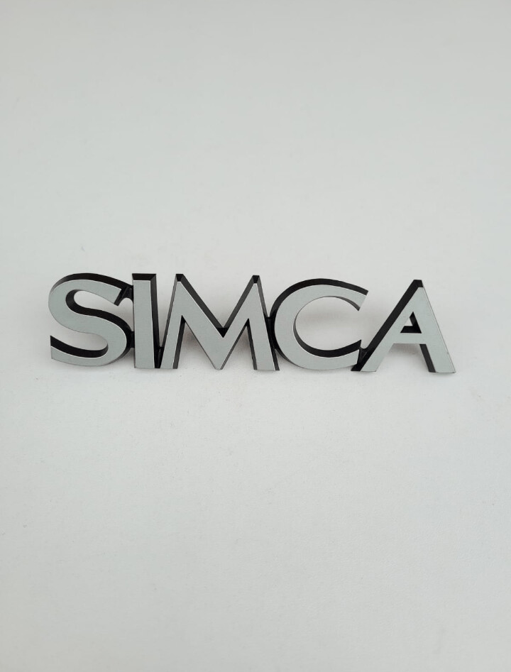 Anagrama SIMCA (137x32mm)