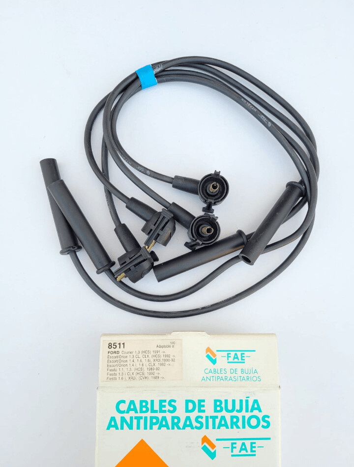 Juego cable bujias FORD ESCORT.ORION.FIESTA.COURIER (fae)