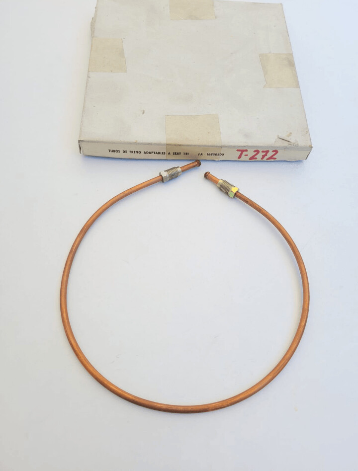 Tubo freno SEAT 131 COBRE