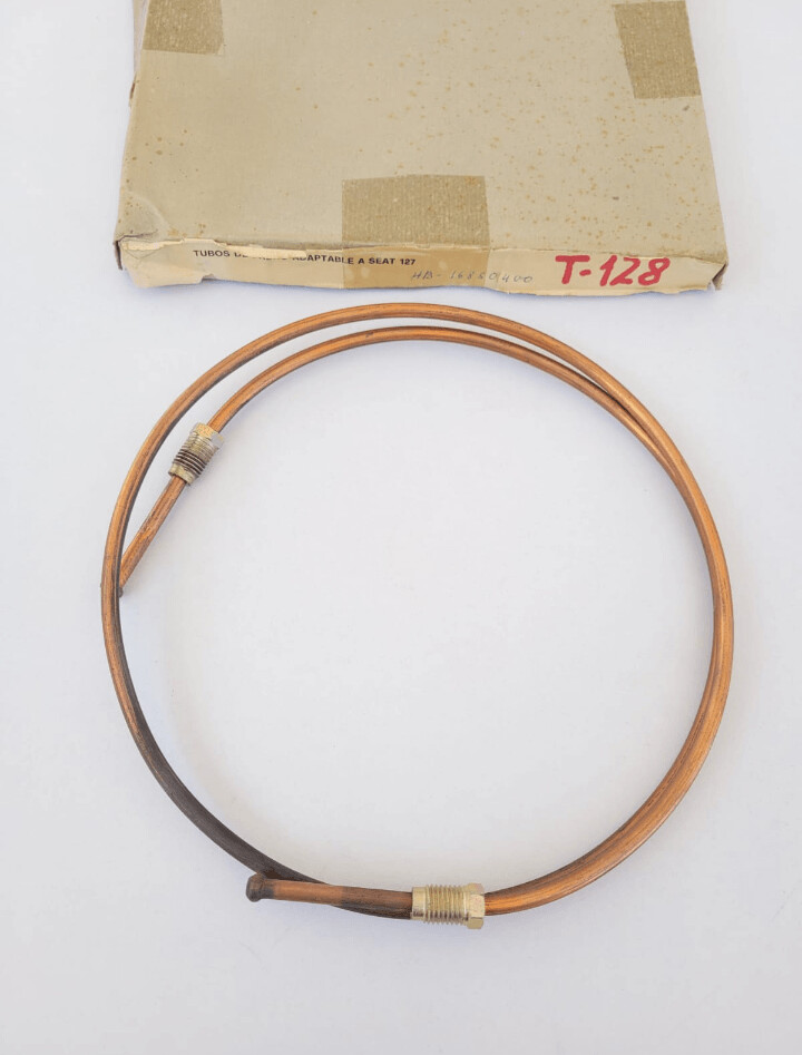 Tubo freno cobre SEAT 127 (T-128)