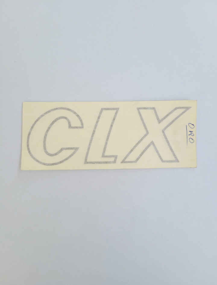 Pegatina adhesivos CLX SEAT color oro