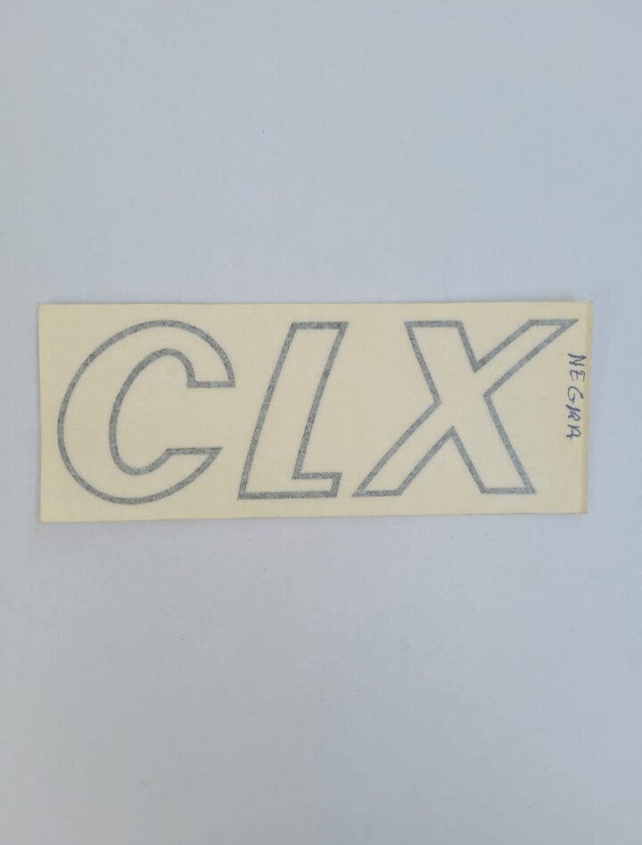 Pegatina adhesivos CLX SEAT color negro
