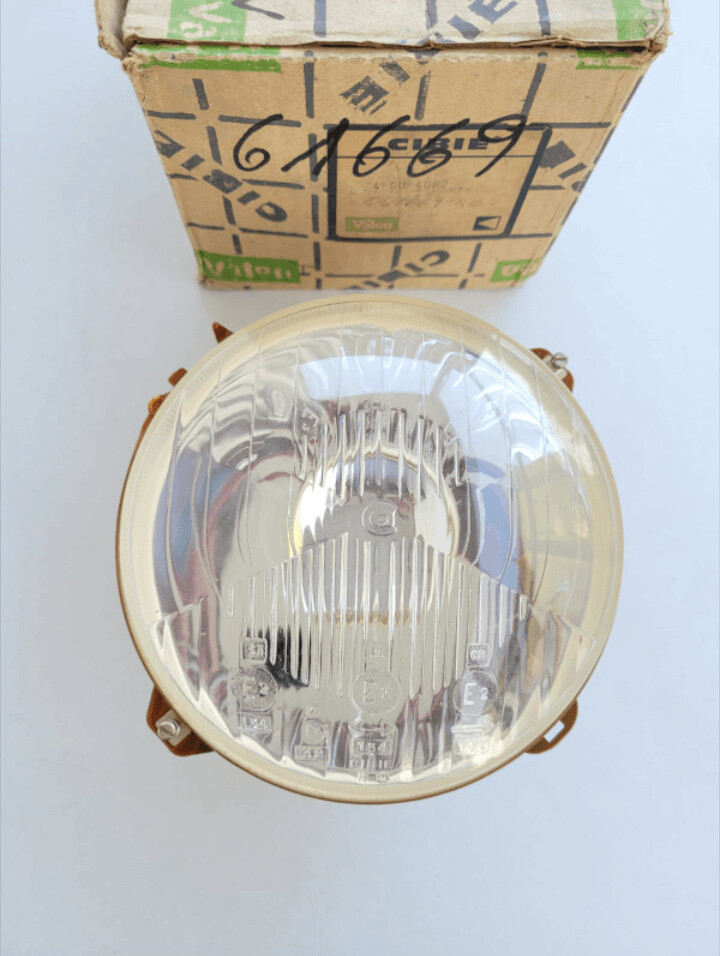 Optica faro derecho CITROEN DYANE.CITROEN MEHARI con luz convencional (cibie)