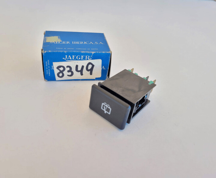 Interruptor lavaparabrisas posterior negro SEAT RONDA CL-CLD-LD (jaeger)