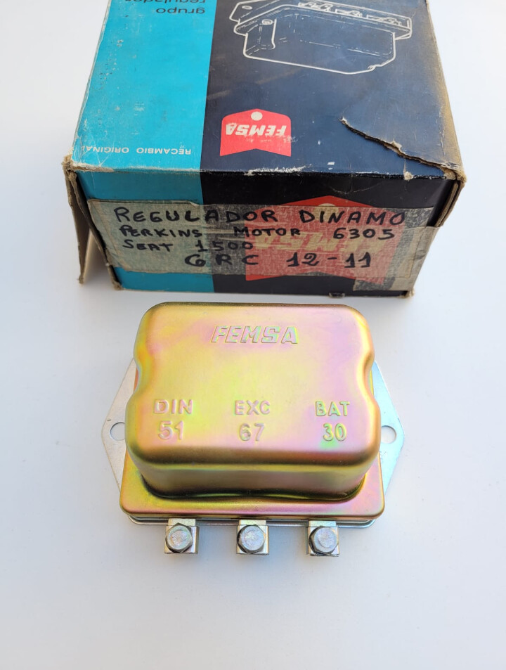 Regulador dinamo SEAT 1400 B-C.JEEP COMANDO (femsa GRC 12-11)